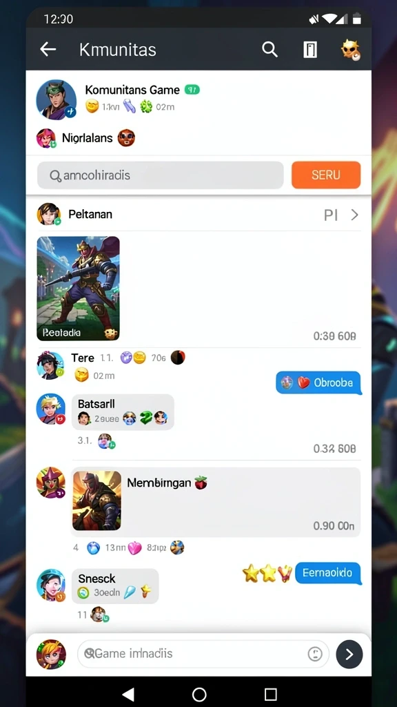 fa99 - Lobby multiplayer yang penuh dengan pemain lainnya.