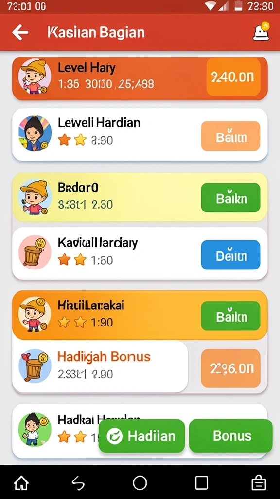 kagandan - Karakter Anda dalam pertempuran epik melawan monster.