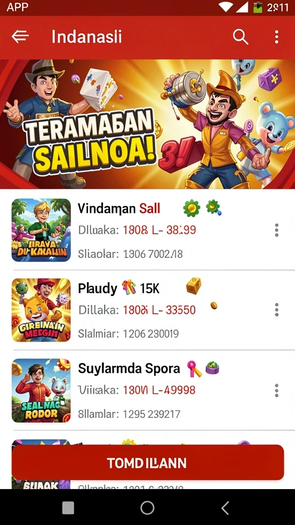 pp444 - Screenshot memperlihatkan misi tantangan yang menarik.